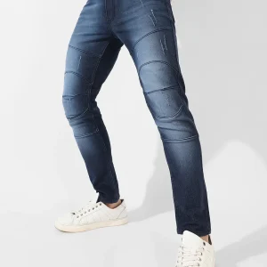 Dark-Washed Denim Jeans